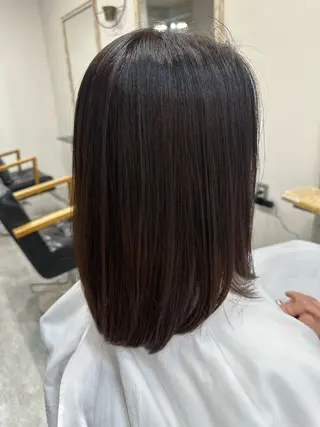 ミディアム カラー 福西晃希 【艶髪・髪質改善】のヘアスタイル
