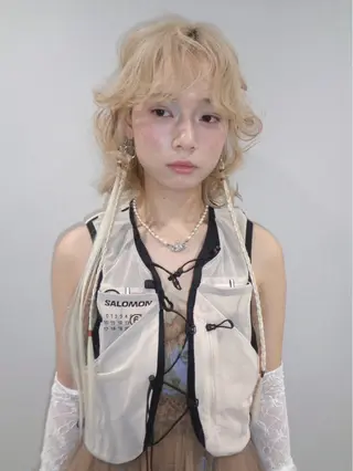 ショート カラー ヘアアレンジ SERINA🎀/パ ーマモデル募集中🫧のヘアスタイル