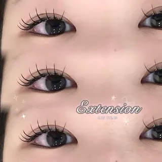 マツエク・マツパ N a t s u m e 🇰🇷🎀のマツエク・マツパデザイン