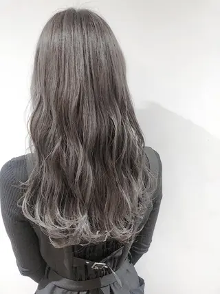 ロング カラー パーマ ヘアアレンジ ブリーチカラー🔥 パーマ【佐々木凌平】のヘアスタイル