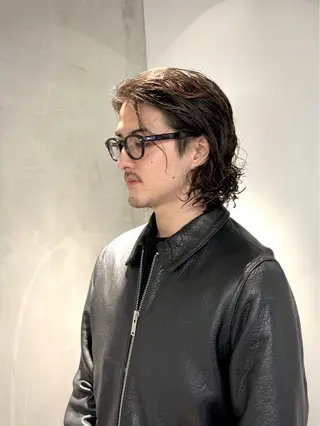 ミディアム パーマ メンズ 丸山飛鳥/アメカジ /パーマ/渋谷/のヘアスタイル