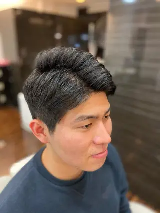 ショート dunhill 斉藤 大樹/メンズカットのヘアスタイル