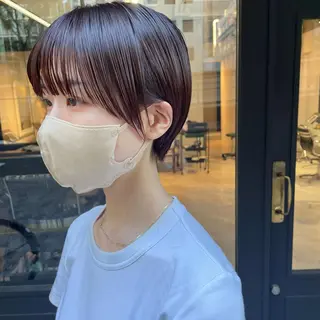 ショート カラー ショート・ボブ ・ウルフ✂︎IMAIのヘアスタイル