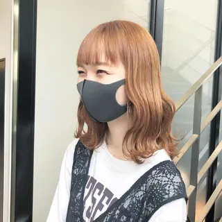 ミディアム カラー パーマ ヘアアレンジ メンズ キッズ stylist 🌸 kana.のヘアスタイル