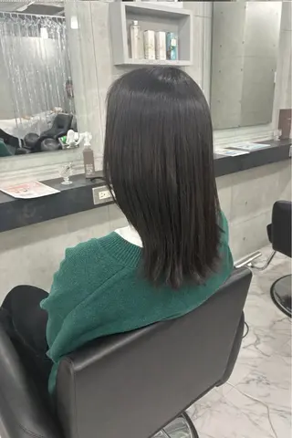セミロング カラー Endearing 🌟銀座のヘアスタイル