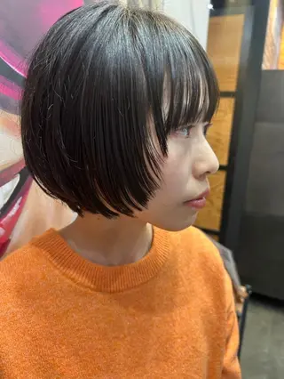 ショート カラー パーマ ヘアアレンジ メンズ 久木原 ゆりのヘアスタイル