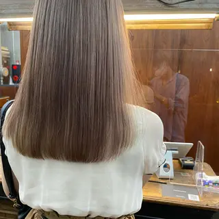 ロング ハイトーン/デザイン hirokiのヘアスタイル