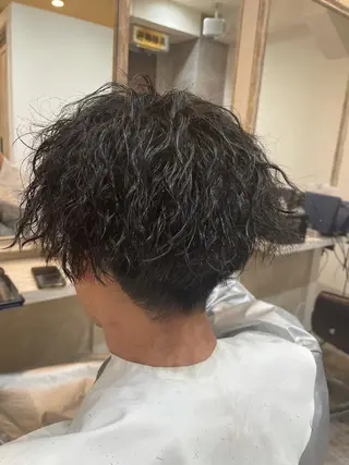 パーマ メンズ 小顔/似合わせカット 杉山莉菜のヘアスタイル