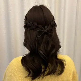 ヘアアレンジ 🎀透明感カラー/ 博多美容室ゆうあ🎀のヘアスタイル