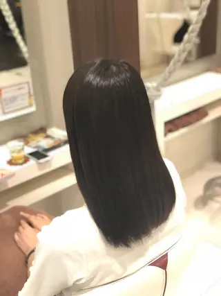 セミロング 本場韓国ヘア特化 아이비/Aibiのヘアスタイル
