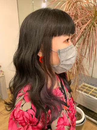 ロング un.le.pont ルカ 🎨のヘアスタイル