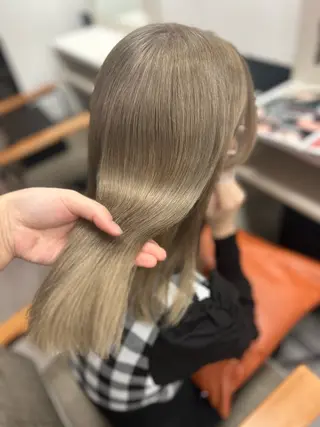 ロング 艶髪カラー┊︎ レイヤーボブ🍀きりのヘアスタイル