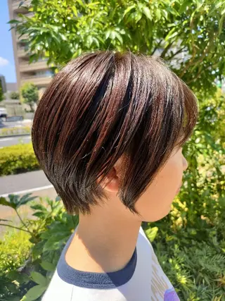 ショート 🍎オオバ アカリ🍎のヘアスタイル