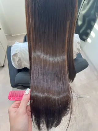 ロング カラー イエナ所属・村山 美空のヘアスタイル