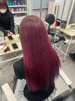 ロング カラー サトウ ユメリのヘアスタイル