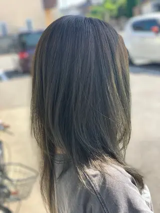 ミディアム カラー ヘアアレンジ BEAUTY HAIR SALON OPERA所属・水戸/似合わせカット /Rukaのヘアスタイル