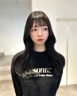 ロング 韓国ヘアメンズ・レデ ィース特化ミクのヘアスタイル