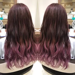 ロング カラー 韓国レイヤー×透明感 カラー/山崎一輝のヘアスタイル