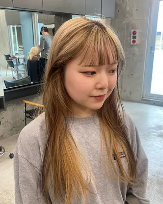 ロング カラー 村田 りょうやのヘアスタイル