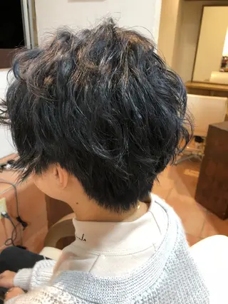 ショート カラー 💙あかみね 💙（mine）のヘアスタイル