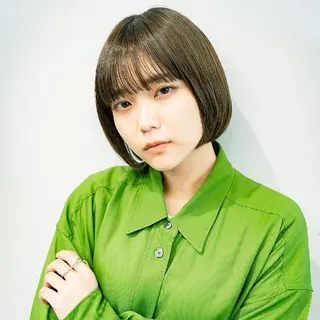 ショート 天王寺韓国ヘア 小山歓実のヘアスタイル