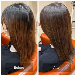 ロング カラー 白幡 彩香のヘアスタイル