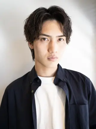メンズ メンズパーマ特化💇 奥田敦哉のヘアスタイル