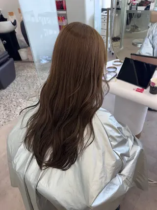 ロング 透明感カラー🫧⌇ 青🫐🩵のヘアスタイル