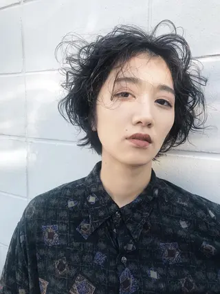 ショート パーマ Beldad //　minamiのマツエク・マツパデザイン