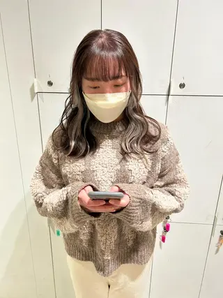 ミディアム カラー 透明感カラー🫧 nanohaのヘアスタイル