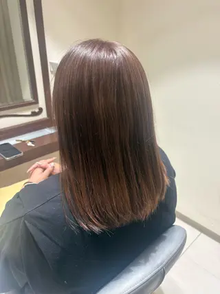 ロング カラー レイヤー×垢抜け/ ハイトーン/朝倉友香のヘアスタイル
