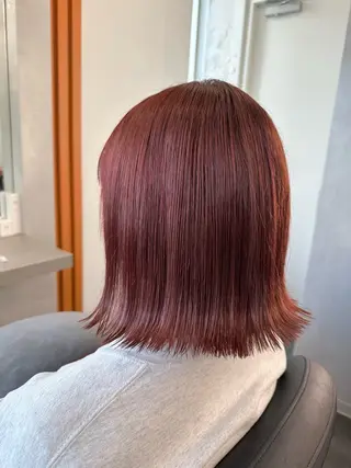 ミディアム 長畑 光紀のヘアスタイル