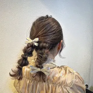 ヘアアレンジ 🩷愛咲🩷レイヤー /透明感カラーのヘアスタイル