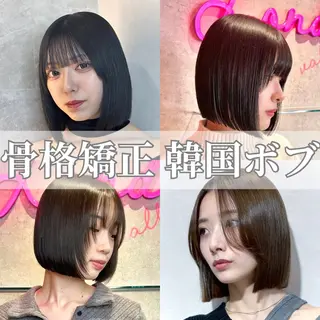 ミディアム カラー RYU韓国ヘア/レイ ヤー/透明感艶カラーのヘアスタイル