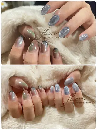 ネイル フルリール 【プライベートサロンのネイルデザイン