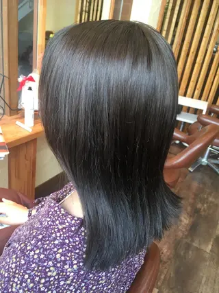 セミロング カラー ✨🌿大人可愛い愛さ れhair🌿✨松本のヘアスタイル