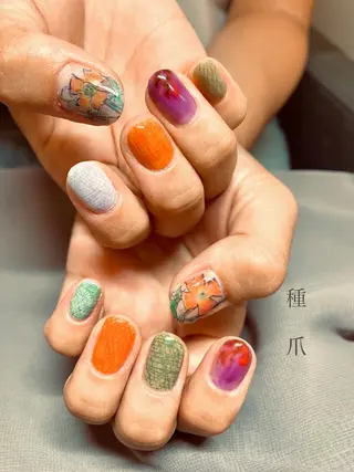 ネイル 種爪 たねつめのネイルデザイン