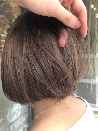 ミディアム カラー Pia ツボイ ケイタのヘアスタイル