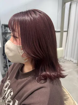 ミディアム カラー メンズカット/ ブリーチ/かほのヘアスタイル