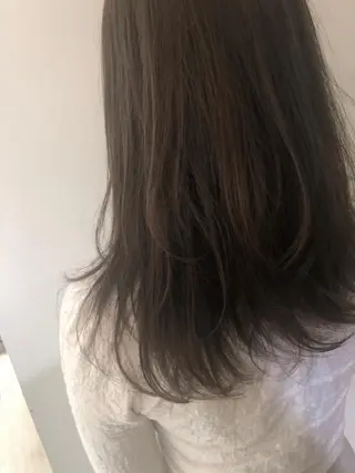 セミロング カラー 韓国hair ·͜· watanabeのヘアスタイル