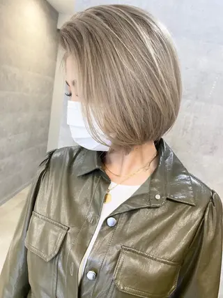 ショート カラー パーマ ヘアアレンジ ネイル マツエク・マツパ 井上 一平のヘアスタイル