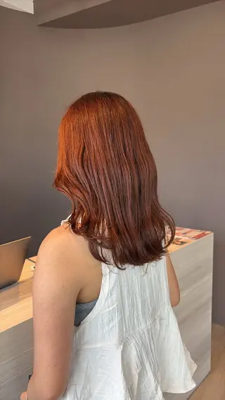 セミロング カラー 岐阜/各務原 スタイリスト🎀のヘアスタイル