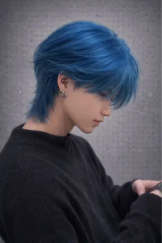 カラー メンズ 高島 悠吾のヘアスタイル