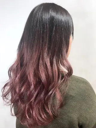 ロング カラー 松田 類生のヘアスタイル