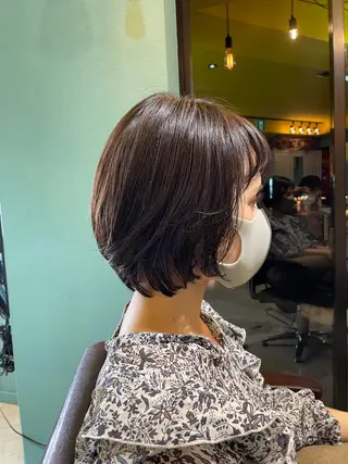 ショート カラー 末石 智のヘアスタイル