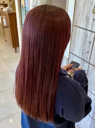 カラー 青木 亜美のヘアスタイル