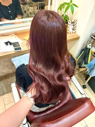 カラー ゆるふわパーマ🌼 アレンジ🌼リョウカのヘアスタイル
