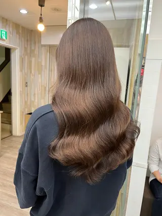 ロング カラー パーマ ヘアアレンジ メンズ 💎髪質改善特化💎 RUITOのヘアスタイル