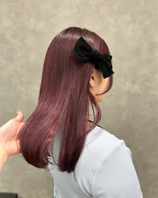 セミロング カラー 💗モテガーリー💗 rumi♡のヘアスタイル
