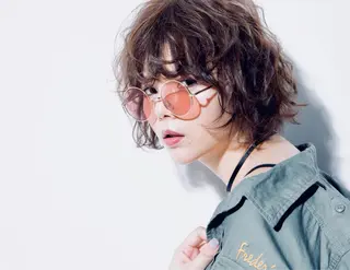 ショート カラー パーマ ヘアアレンジ 似合わせhair🔸 アサダ　タカコ🔸のヘアスタイル